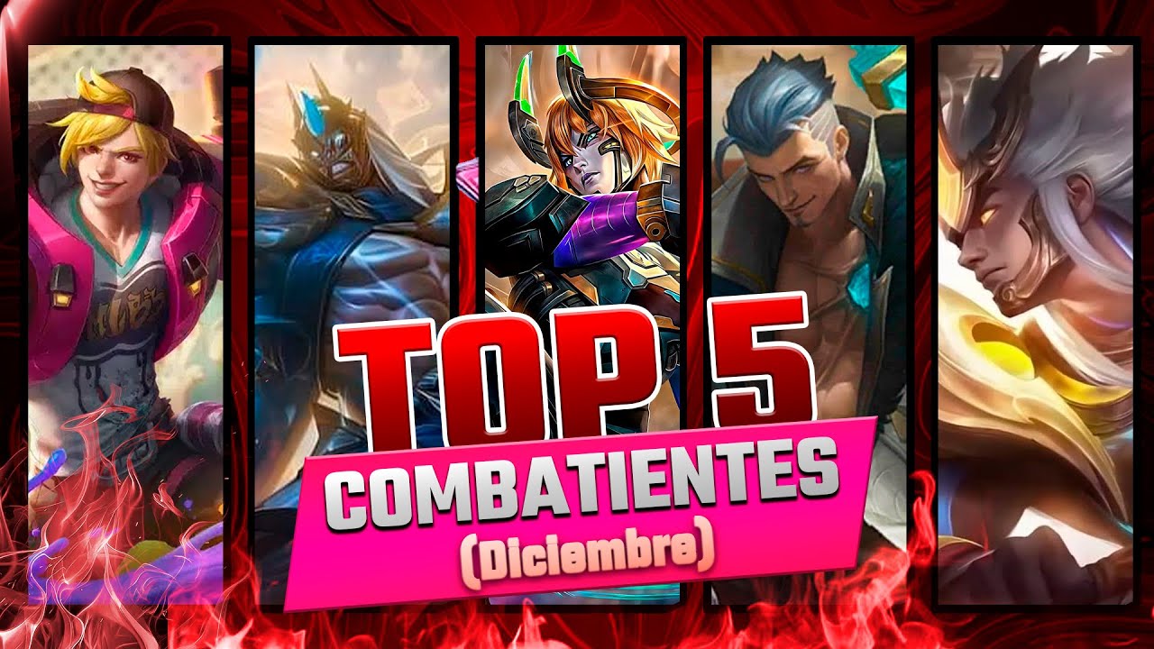 TOP 5 COMBATIENTES EN EL META ACTUAL | Los Mejores Heroes Para Hacer Counter Al META