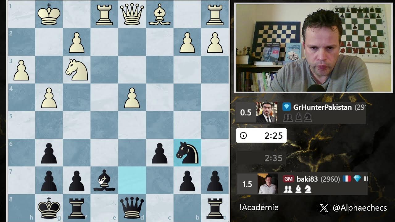 BLITZ je REMONTE à 3000 ce WEEK-END !!! (2950 avant le XV ?)  !alphaechecs