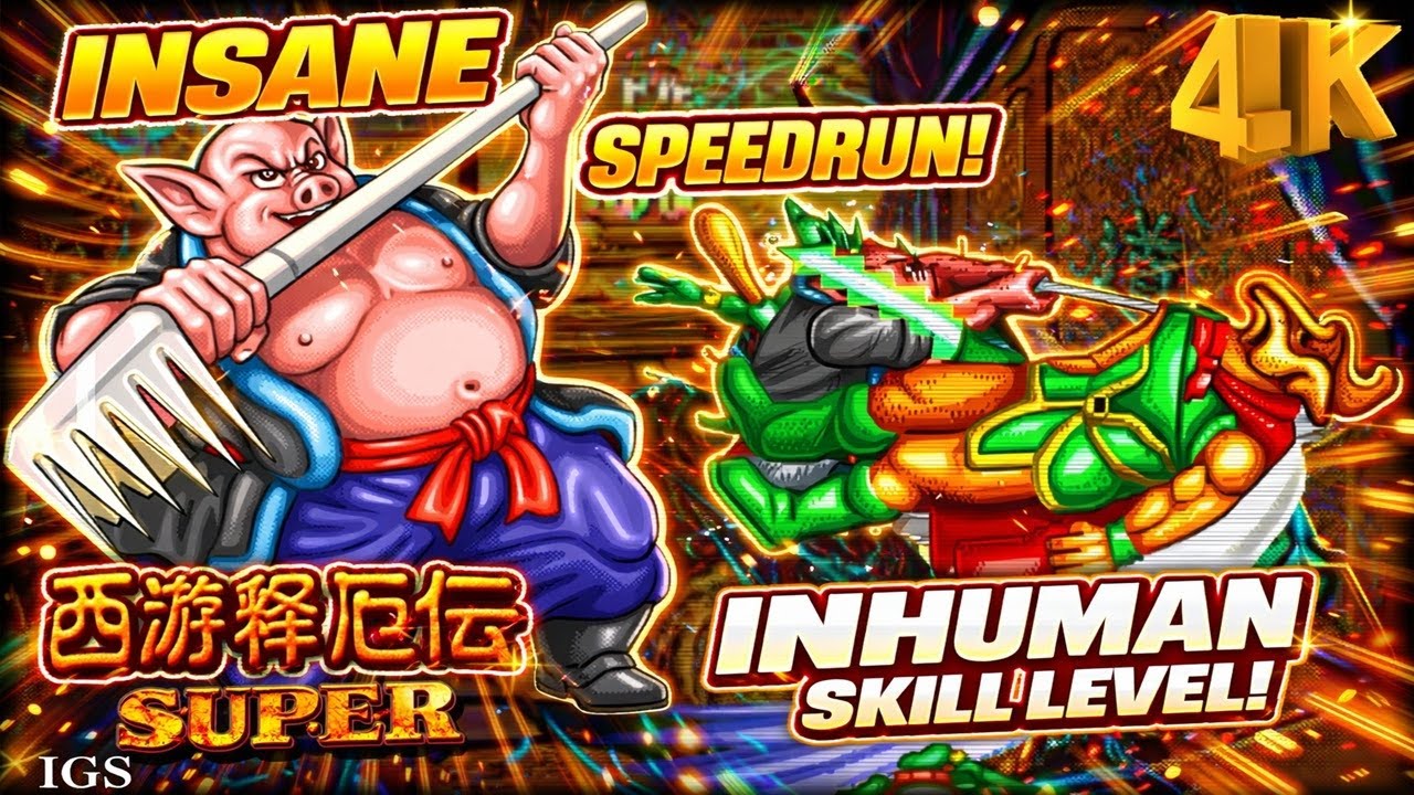 No-Death REAL SPEEDRUN | Oriental Legend Super - Piggy Ba Jie | Hardest+2 | NO TAS