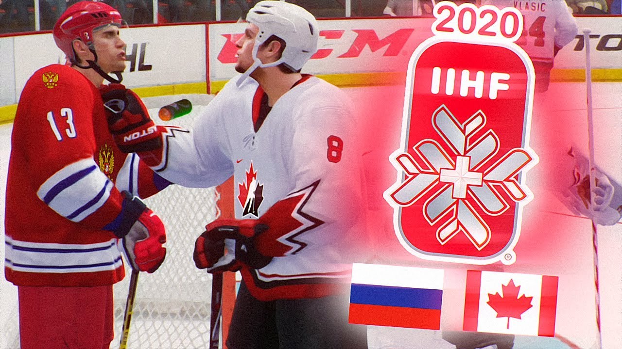 ЧЕМПИОНАТ МИРА ПО ХОККЕЮ 2020 - РОССИЯ vs КАНАДА - ПОЛУФИНАЛ - КАРЬЕРА ЗА РОССИЮ- NHL LEGACY EDITION