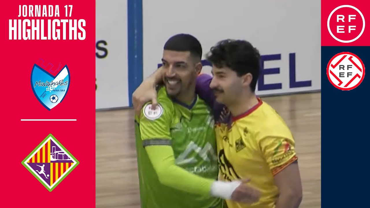 Resumen #PrimeraDivisiónFS | Quesos El Hidalgo Manzanares 4-6 Mallorca Palma Futsal | Jornada 17