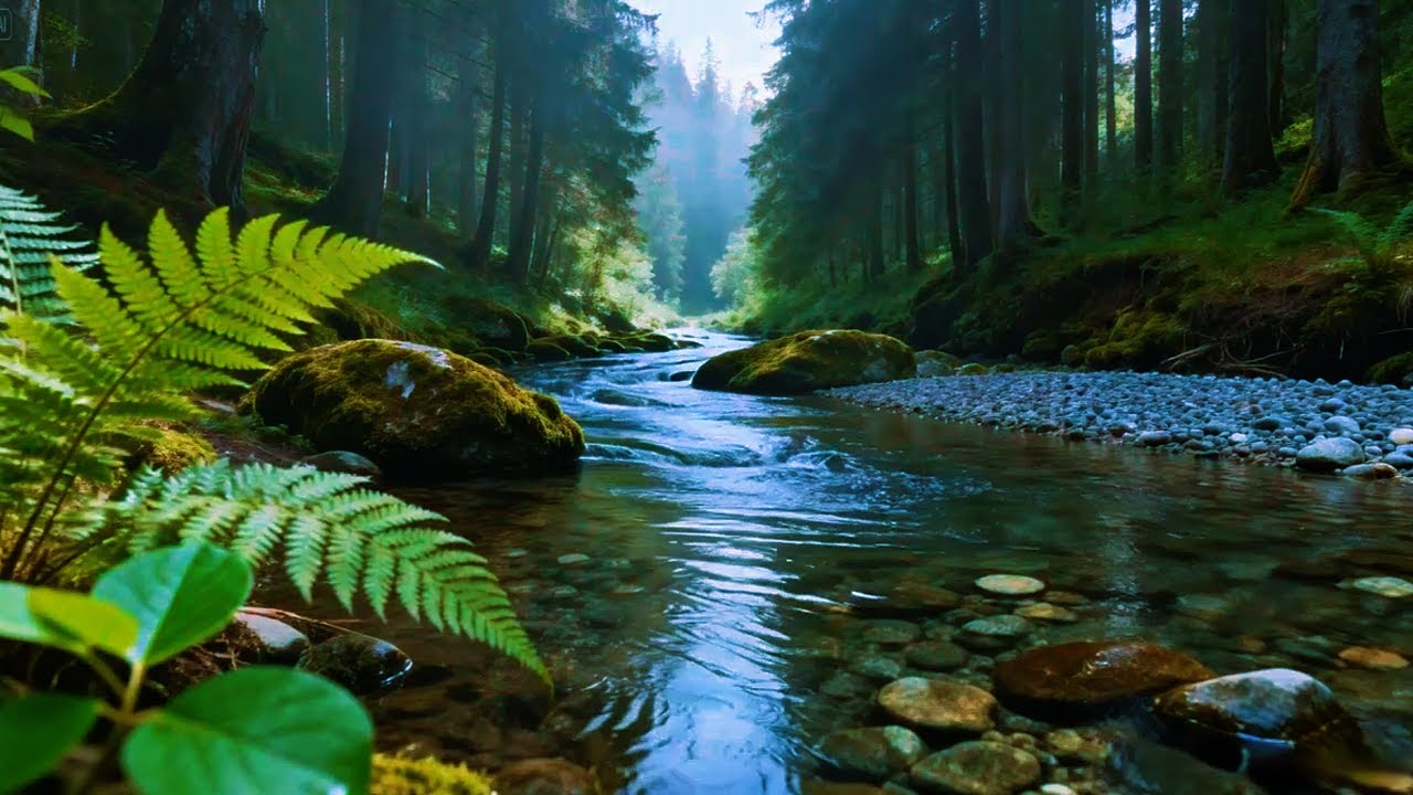Beautiful Stream Sounds and Birdsong, Forest Sounds, ASMRCalm Stream ASMR2.66K subscribers
