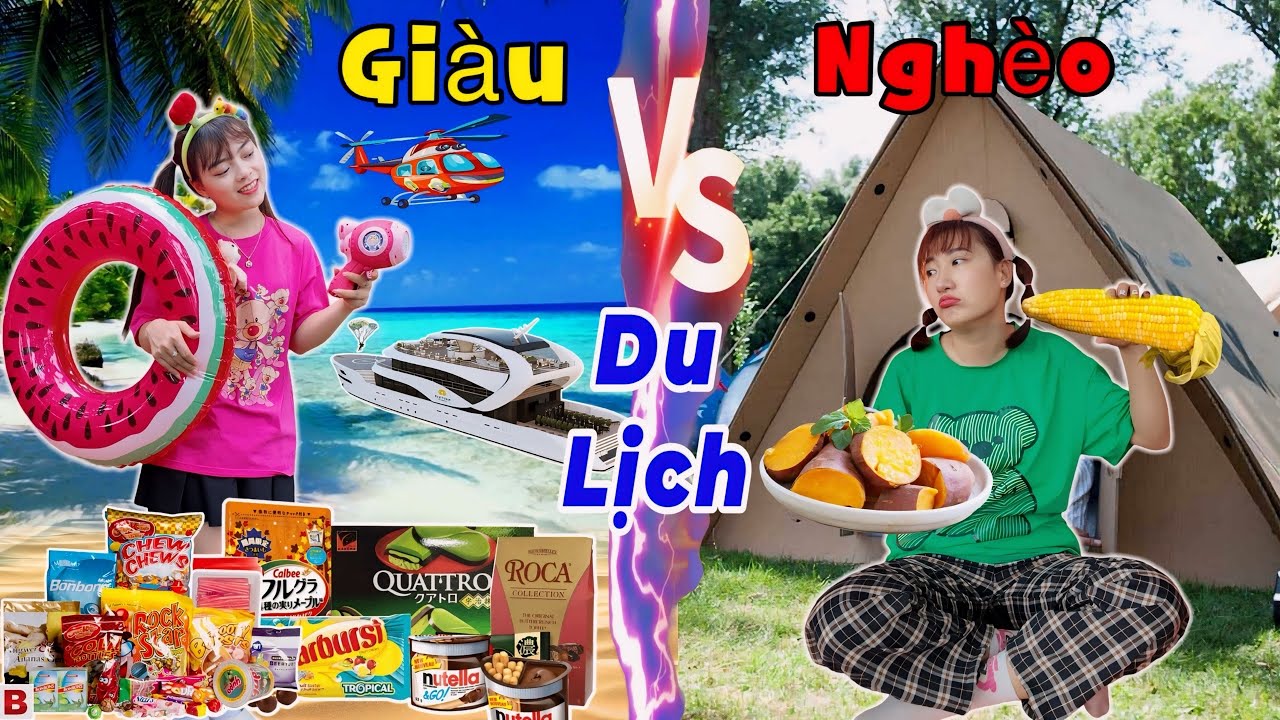 Sự Khác Biệt Học Sinh Giàu Và Học Sinh Nghèo Đi Du Lịch