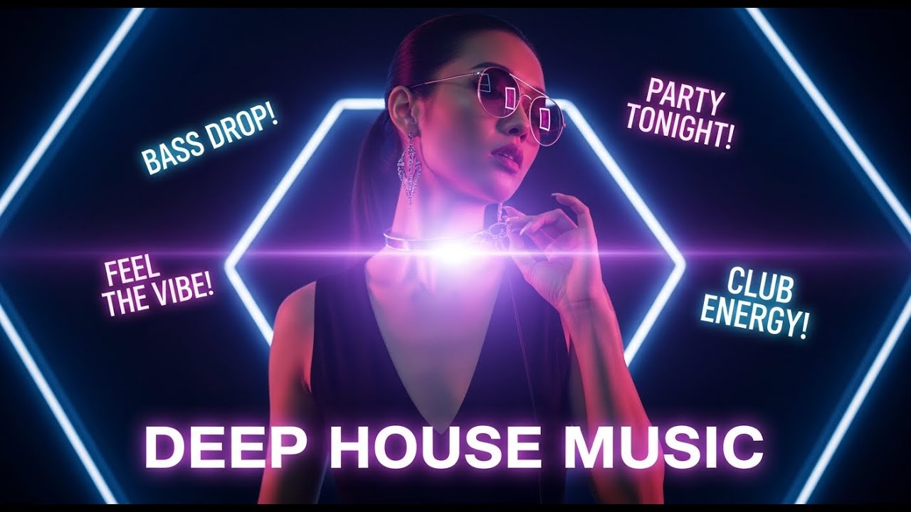Deep House Music Journey 🌌 Deep Bass Grooves and Urban Night Atmosphere