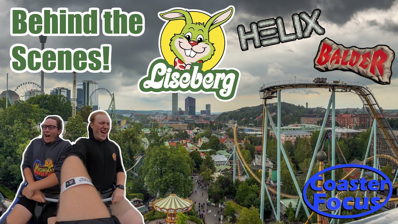 Behind the Scenes at LISEBERG! Balder, Helix, and Lisebergbanan Op Booths! (EuroScan Trip Day 8 P2)