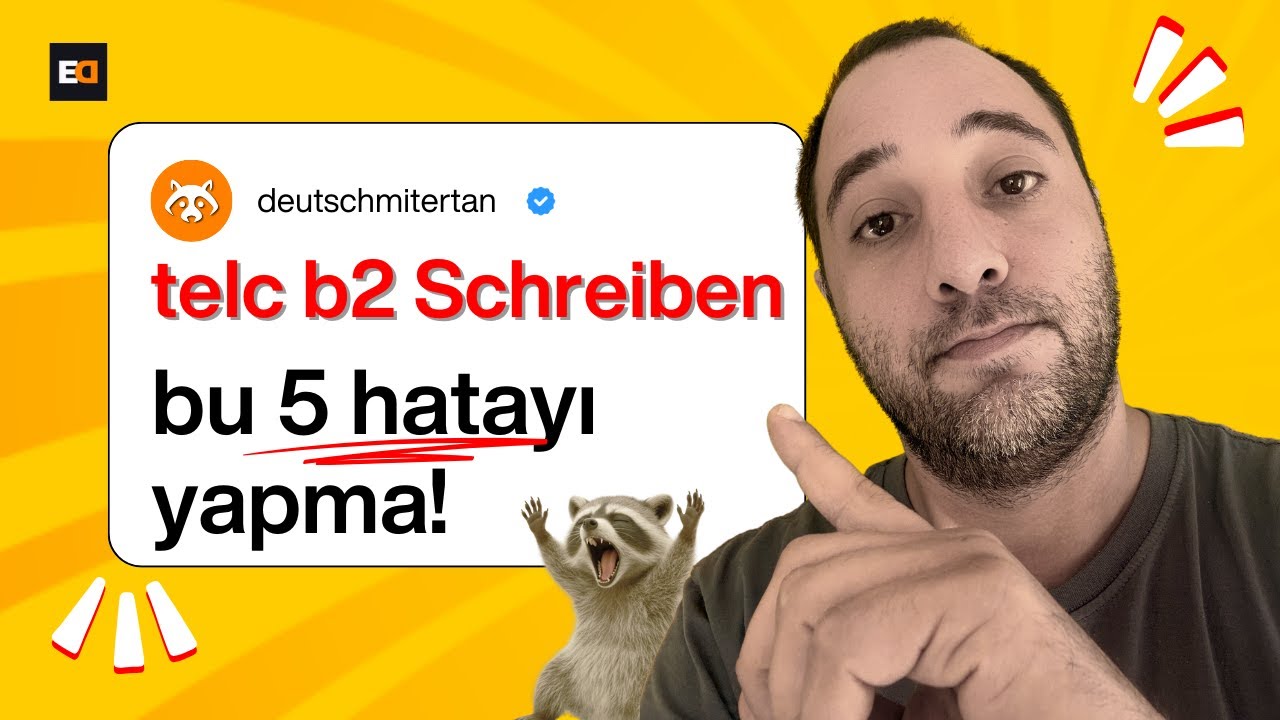 TELC B2 MEKTUP 👉 bu HATALARI yaparsan puan alamazsın!