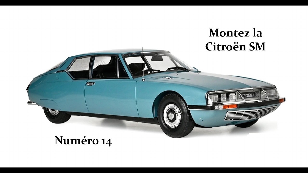 Montage du n&deg;14 de la Citro&euml;n SM Hachette collections &agrave; l'&eacute;chelle 1/8eme