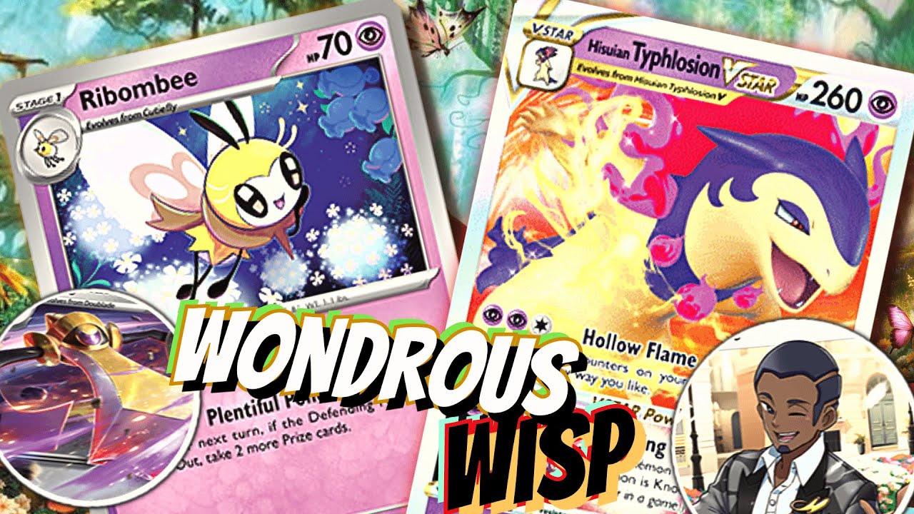 Ribombee Deck. 🐝💝 Take 4 Prizes for 1 Energy! W/ Aegislash ex, Hisuian Typhlosion VSTAR & Salvatore.