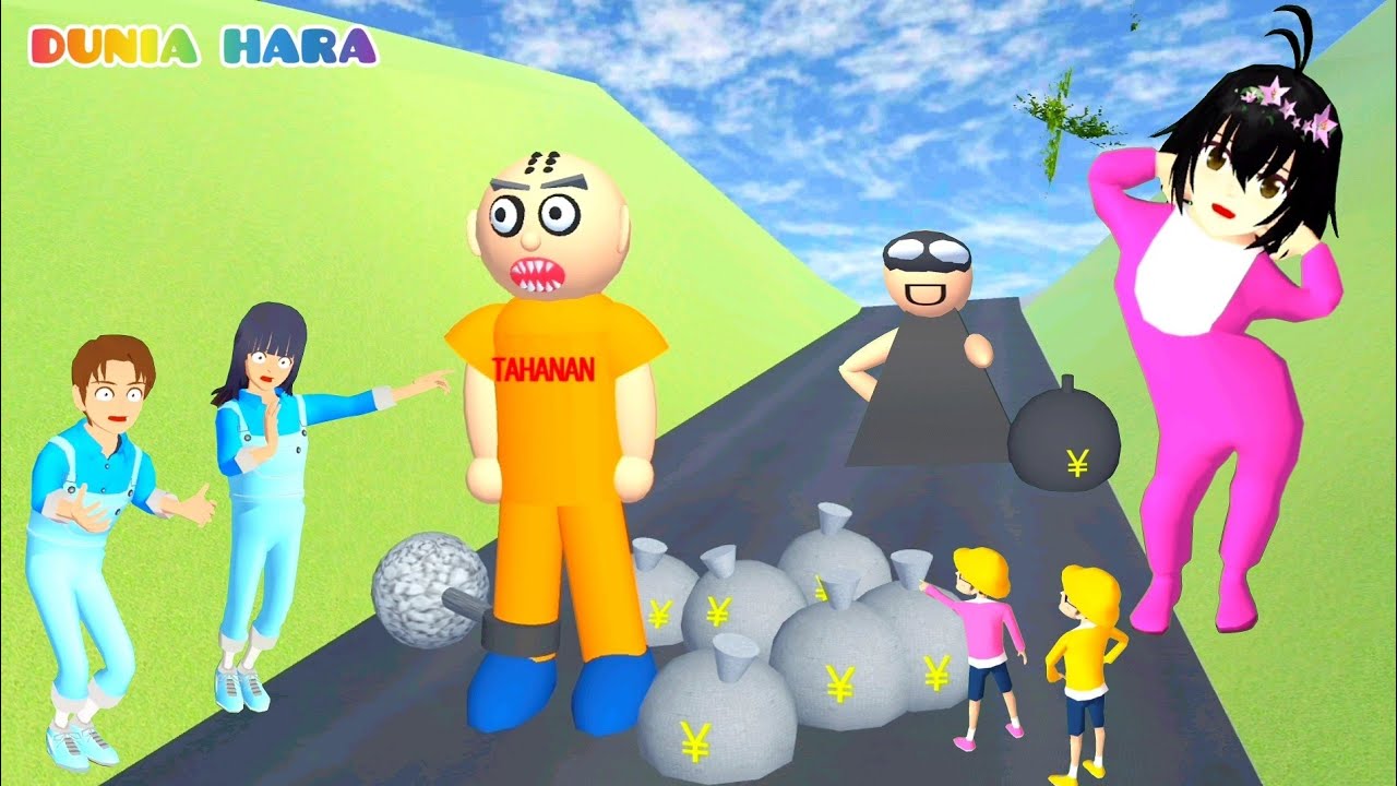 Yuta Part Time Uang dibawa Kabur Penjahat Misterius 😱 Mencari Pencuri | Sakura School Simulator