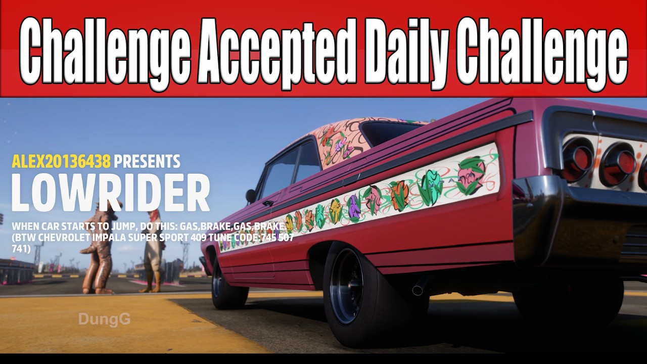Forza Horizon 5 Challenge Accepted Daily Challenge Complete a Challenge Card in Freeroam