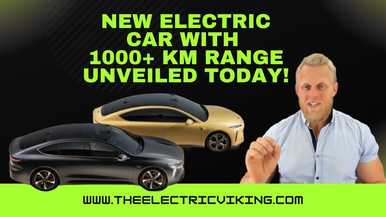 NEW Electric car with 1000+ KM range unveiled today!