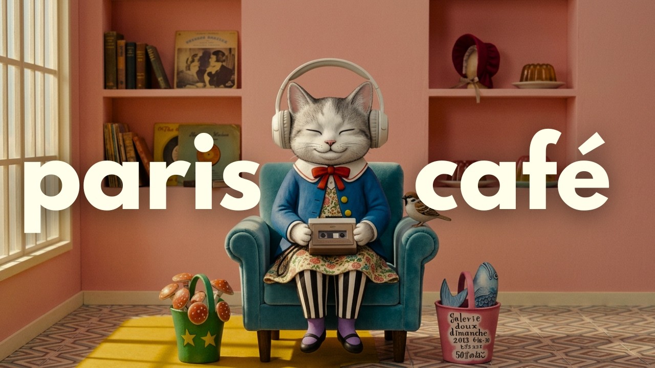 Café Jazz That Feels Like a French Film ☕ Cozy Focus & Work (パリ・カフェ・ジャズ)