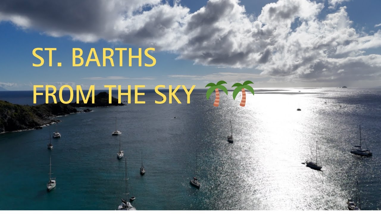 St. Barths from the Sky 🌴✨ | Breathtaking 4K Drone Views of Caribbean Paradise