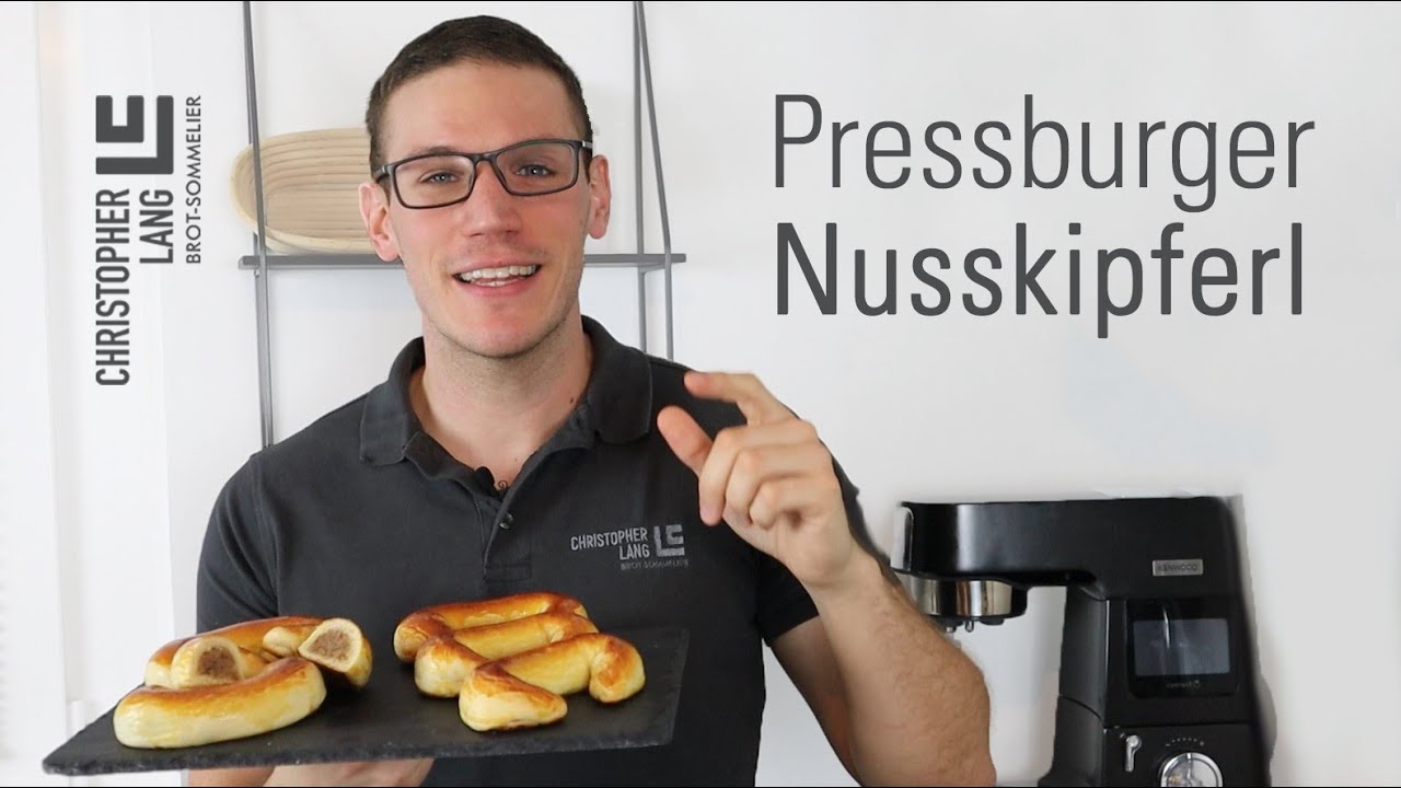Pressburger NUSSKIPFERL Rezept | Backen mit Brotsommelier Christopher Lang | Kenwood Cooking Chef XL