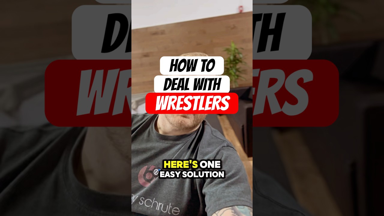 HOW TO DEAL WITH WRESTLERS! #jiujitsu #bjj #jiujitsulifestyle #bjjlifestyle