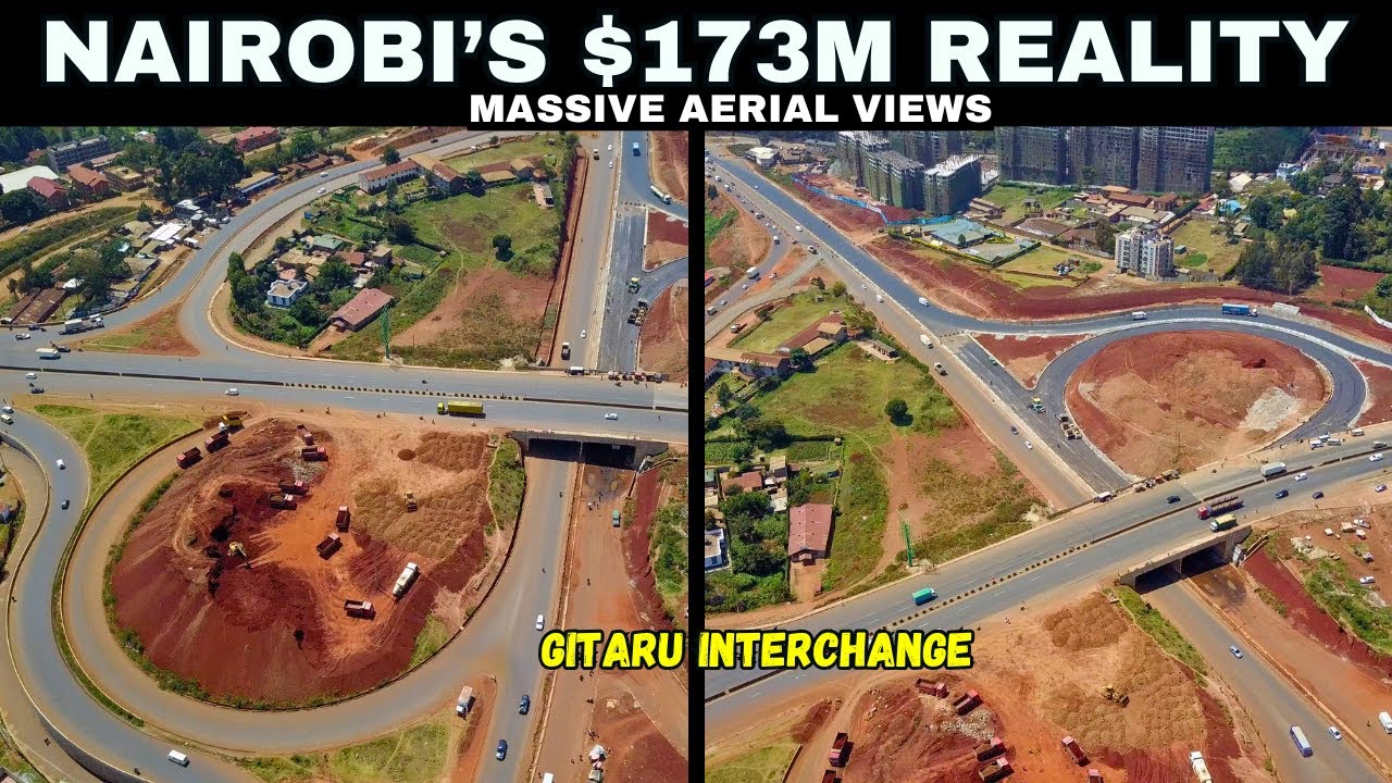 Kenya’s $173M Megaproject | Gitaru Interchange Aerial Views