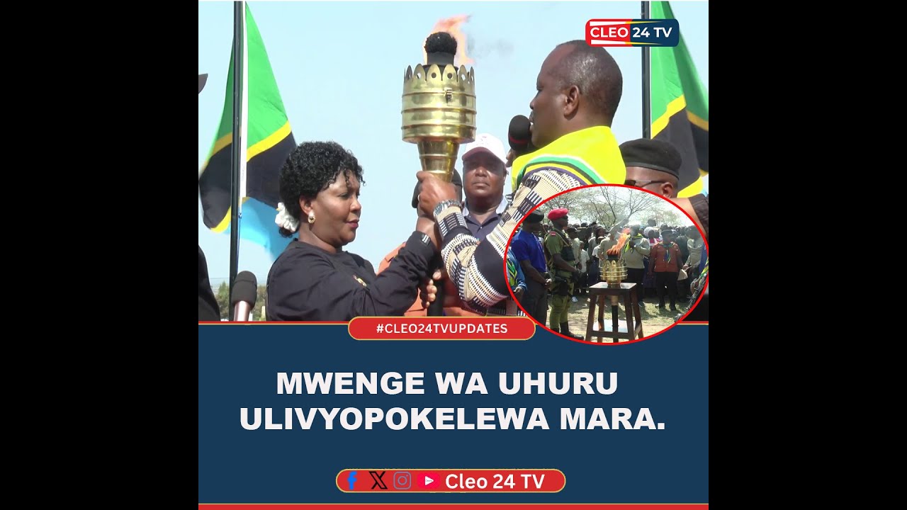 MWENGE WA UHURU ULIVYOPOKELEWA MKOANI MARA KUTOKA SIMIYU.