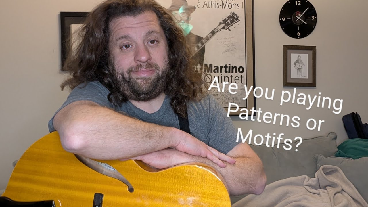 Patterns Vs Motifs over a blues
