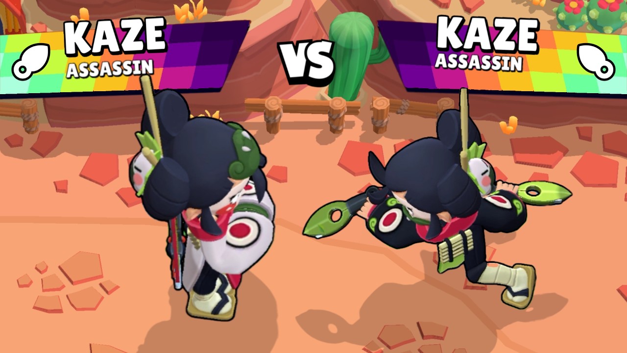 KAZE Geisha Form vs Ninja Form | 1vs1 | Brawl Stars