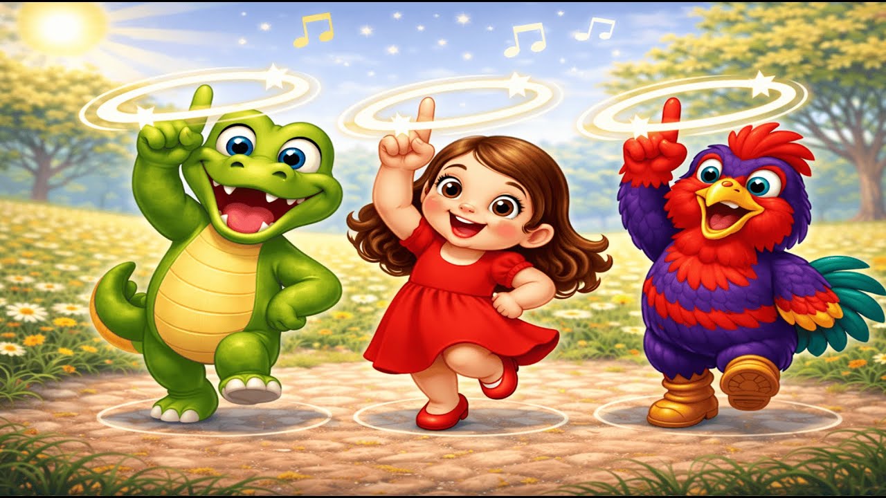 👉 Hai si Danseaza cu Rilu Crocodilu  🐊💃🎵  Desene Animate si Cântece pentru Copii de la | BIKI TOONS