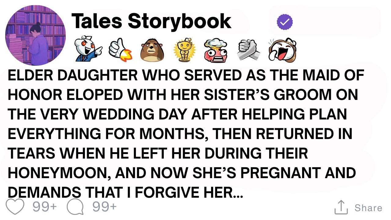 [ Full Story ]Elder Daughter Who Served as the Maid of Honor Eloped With Her Sister’s Groom...