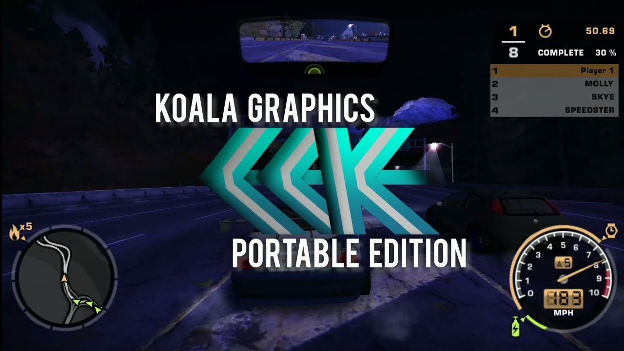 24 Hours Mod - Koala Graphics [ portable edition ] NFS Most Wanted 2005