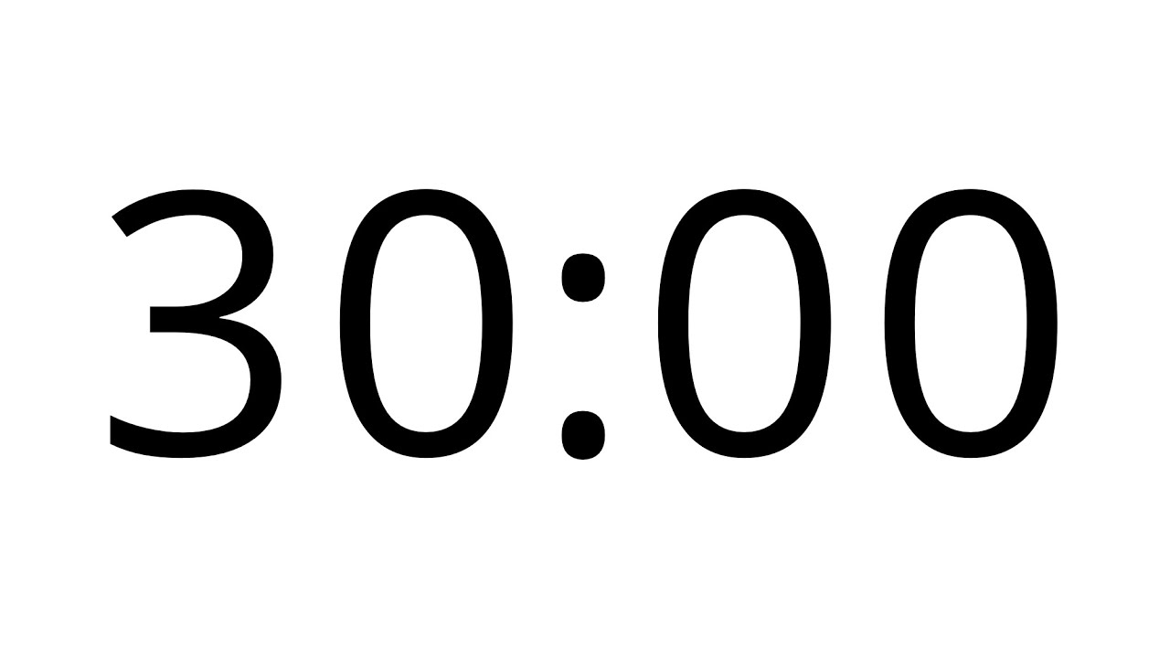 30 Minute Countdown Timer | A Classical Classroom