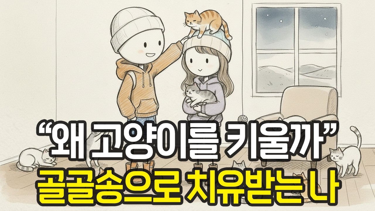 고양이를 좋아하는 사람들의 심리, 골골송 25Hz 비밀, 뇌를 치유하며 3초만에 리셋