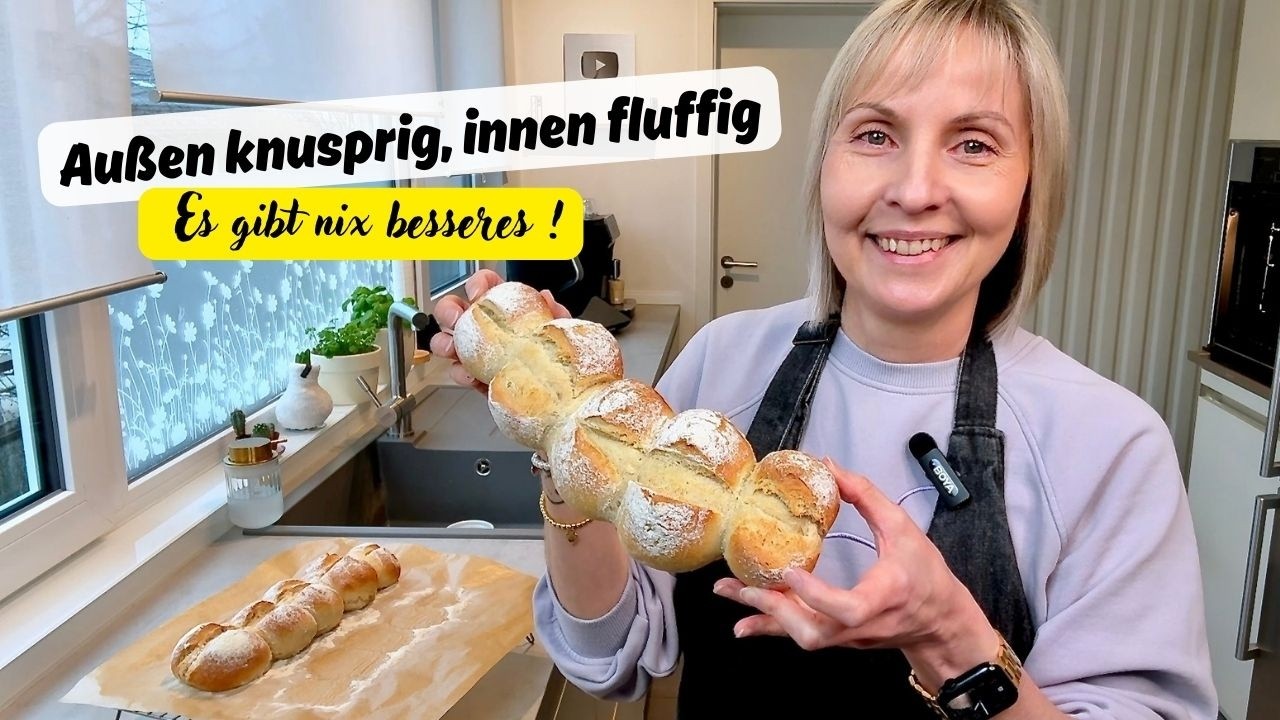 ⚡️ 5 auf einen Streich ‼️ - knusprige Brötchen ganz einfach selbstgemacht - Thermomix® TM5/TM6/TM7
