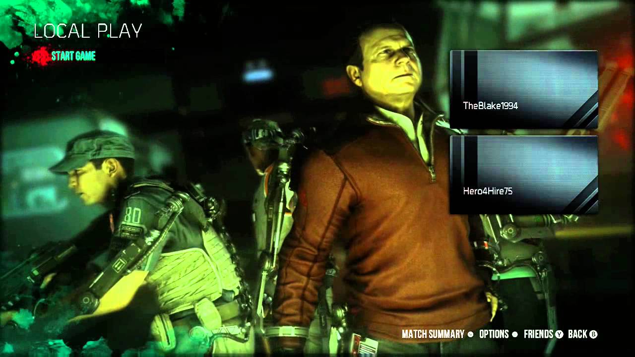 Call of Duty Advance Warfare Exo Zombies - Split Screen with Drunk Buffalo Gaming