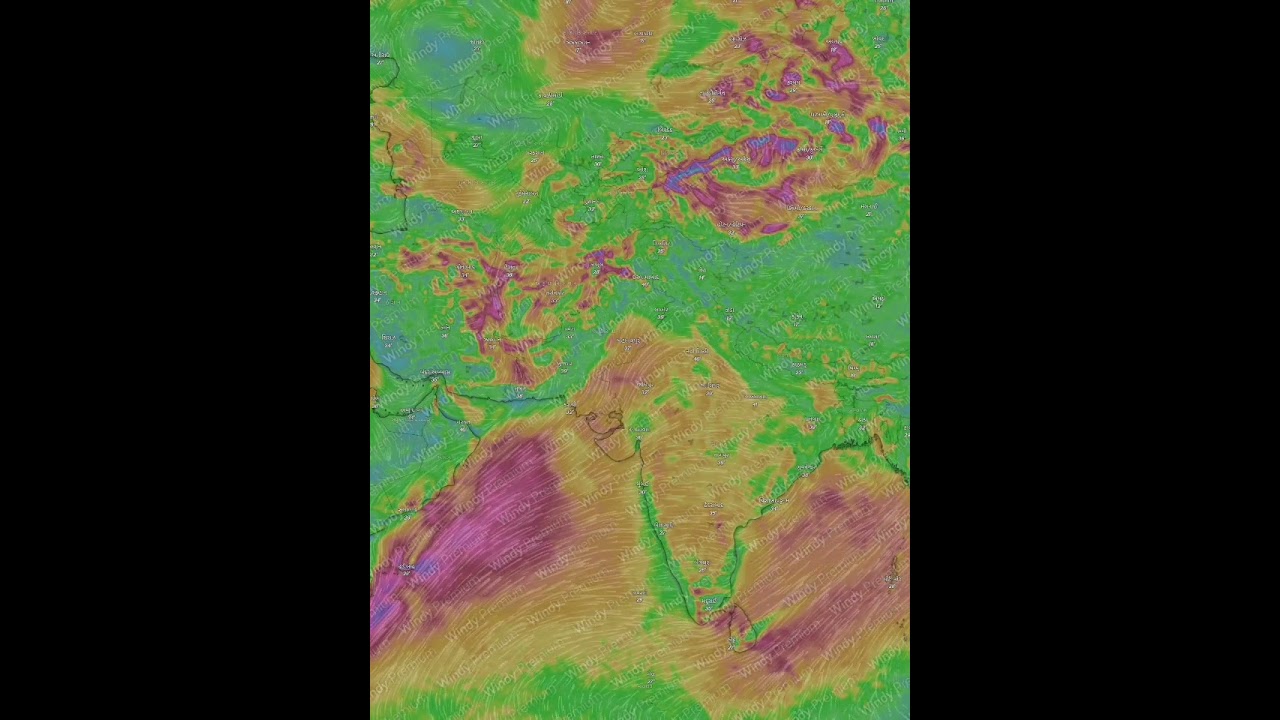 biparjoy cyclone 🌀🌀 live track (windy app)