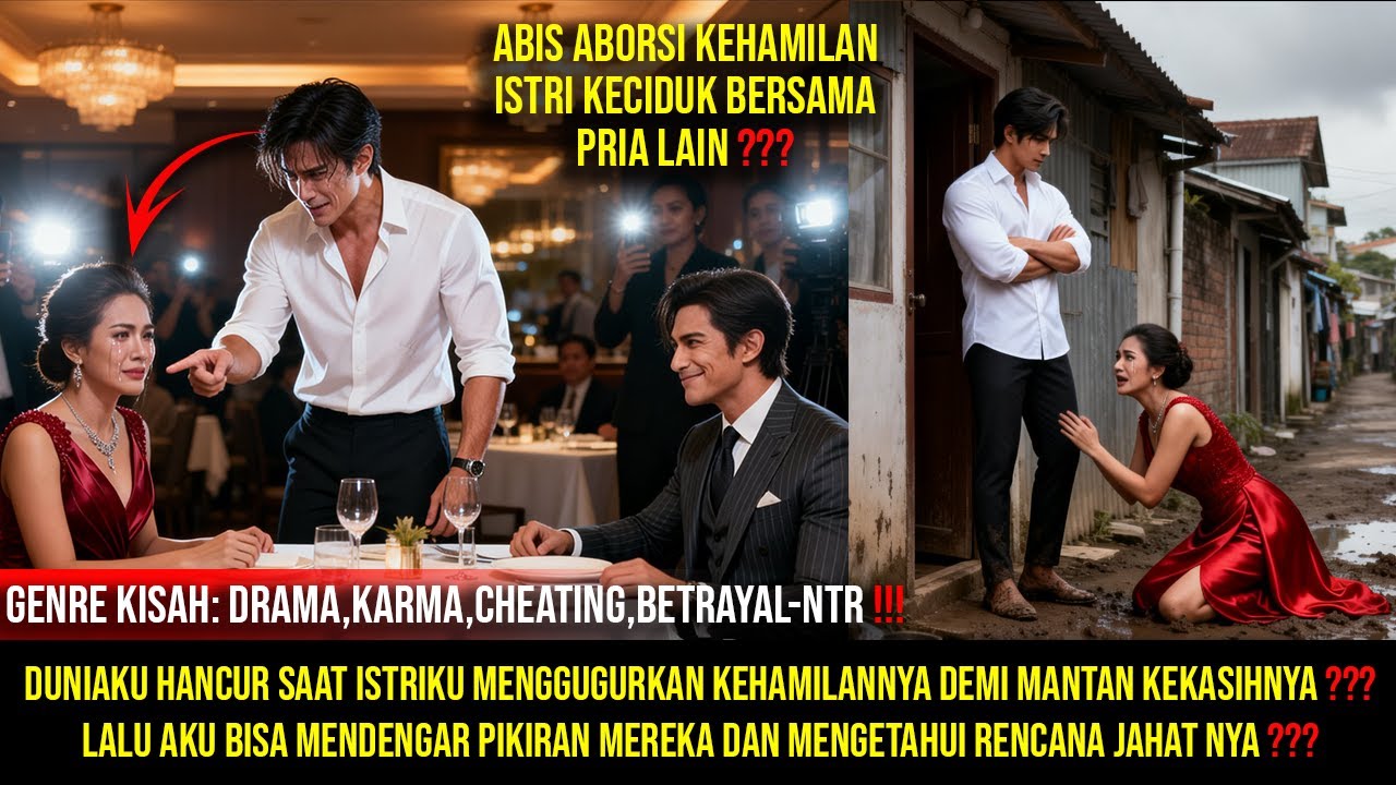 ISTRIKU ABORSI DEMI SELINGKUHANNYA! Tapi Dia Tak Tahu Aku Bisa Mendengar Suara Batinnya !!!
