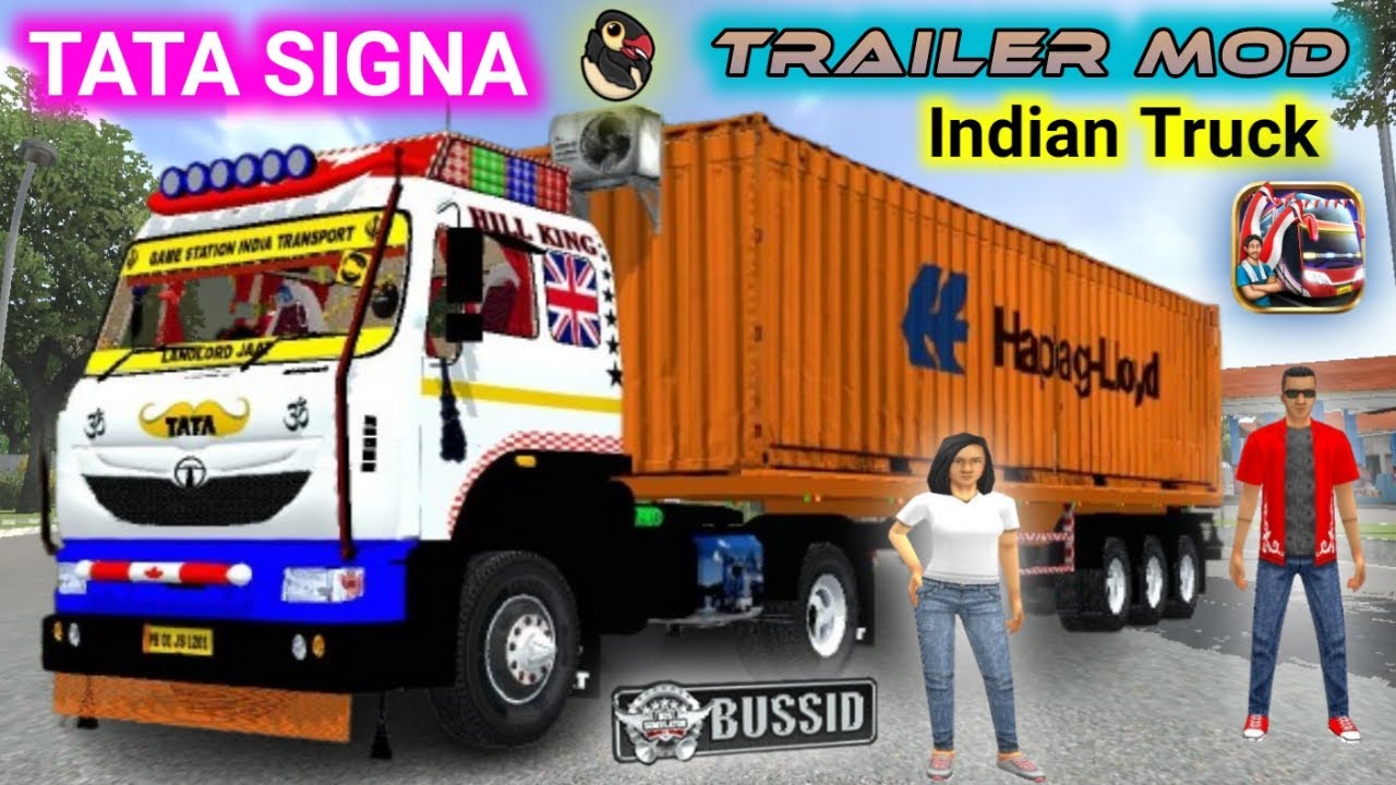 Tata Signa Trailer Mod How To Add Indian Truck Mod In Bus Simulator Indonesia - Mod Truck India