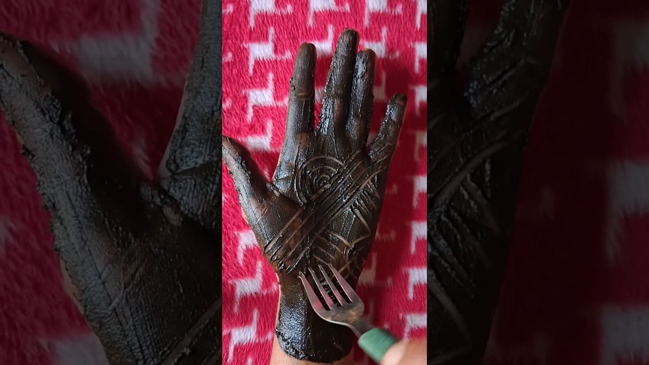 Unique Mehndi design idea✨️ 