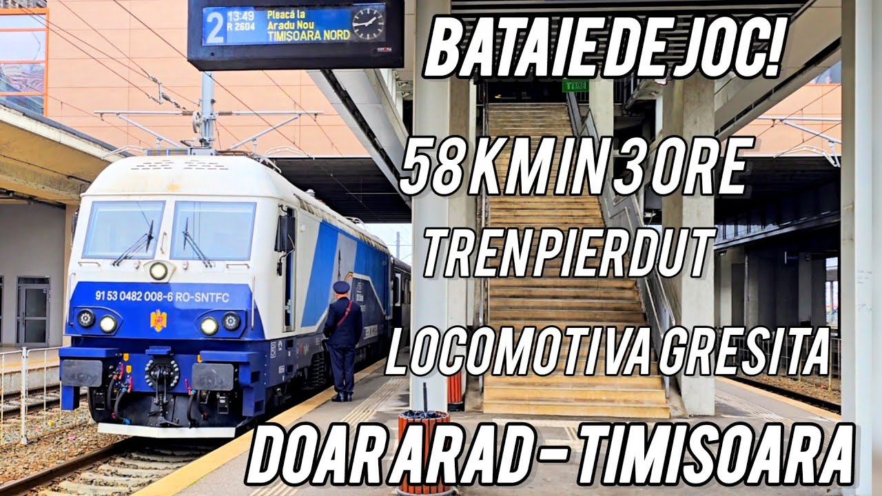 Rusine CFR! 3 ore de mers pe 58 km? O bataie de joc