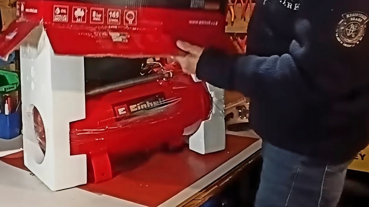 Einhell TC‑AC 190/24/8 &ndash; Unboxing, Assembly and First Start‑Up to 8 Bar (Air Compressor) 🔧📦💨