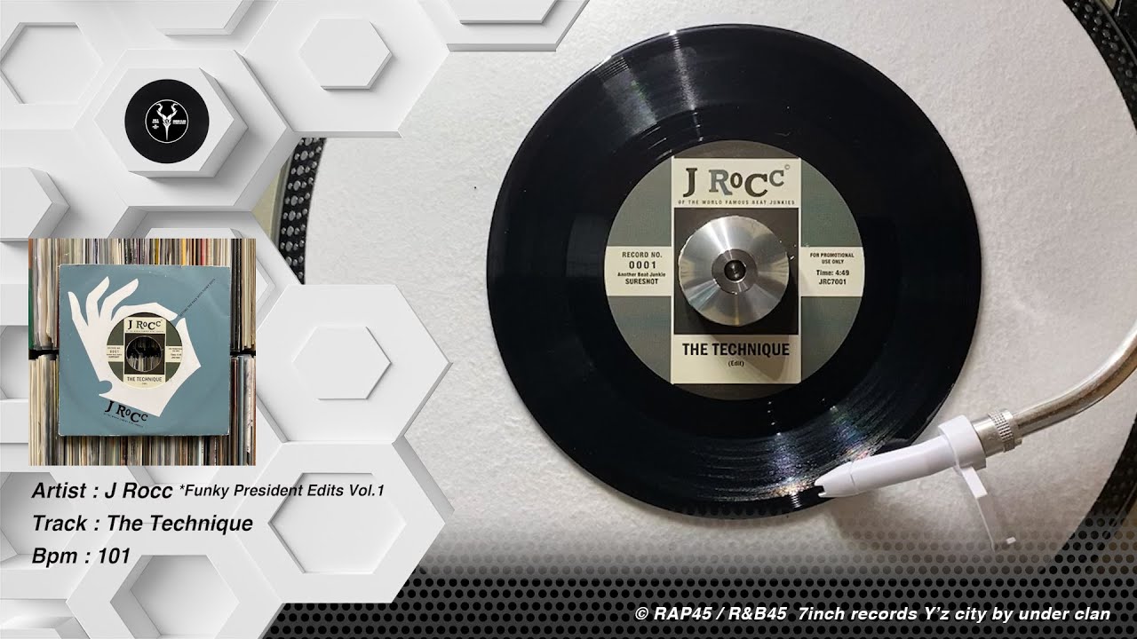 J Rocc *Funky President Edits Vol.1 ♪ The Technique