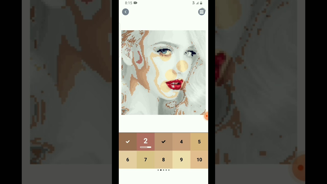 Making a pixel art person~ this took forever! #pixels #artforlife 🎨🖌🕑