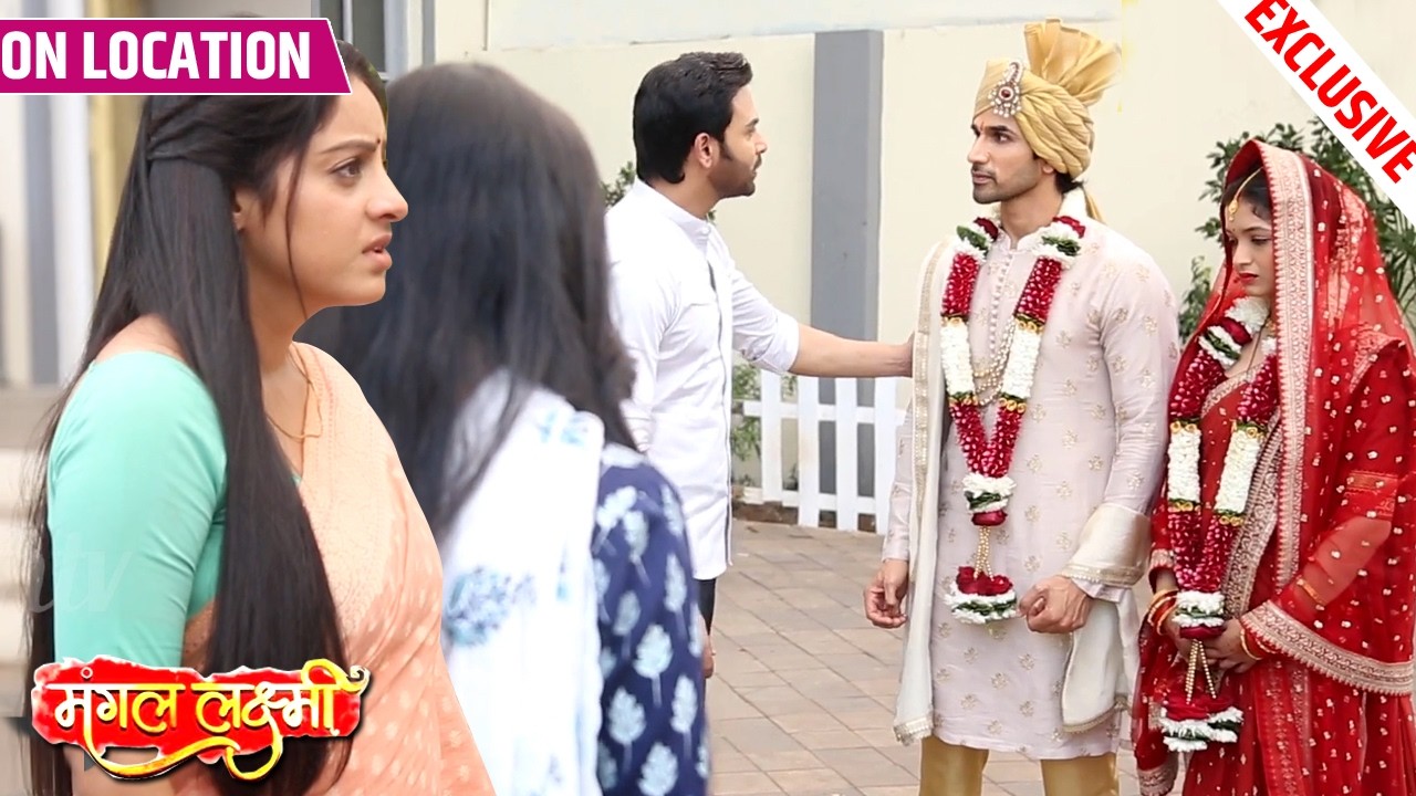 Mangal Lakshmi | Adit Ne Kiya Aarav Aur Ishana Ka Grand Welcome, Mangal Hui Shocked | On Location