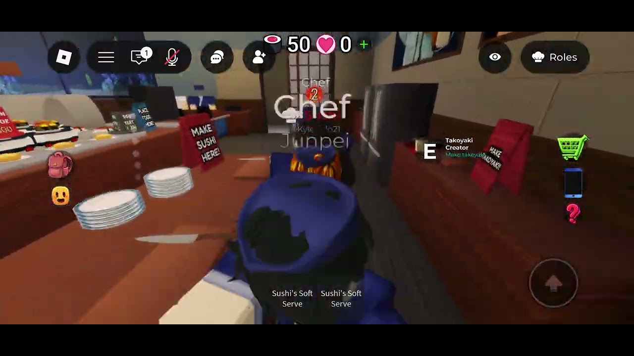 Cooking sushi for dinner 