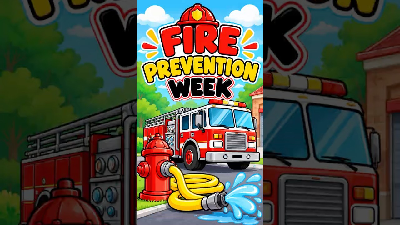 Fire Prevention Week | Kindergarten Firehouse Visit | Learn With JoJo