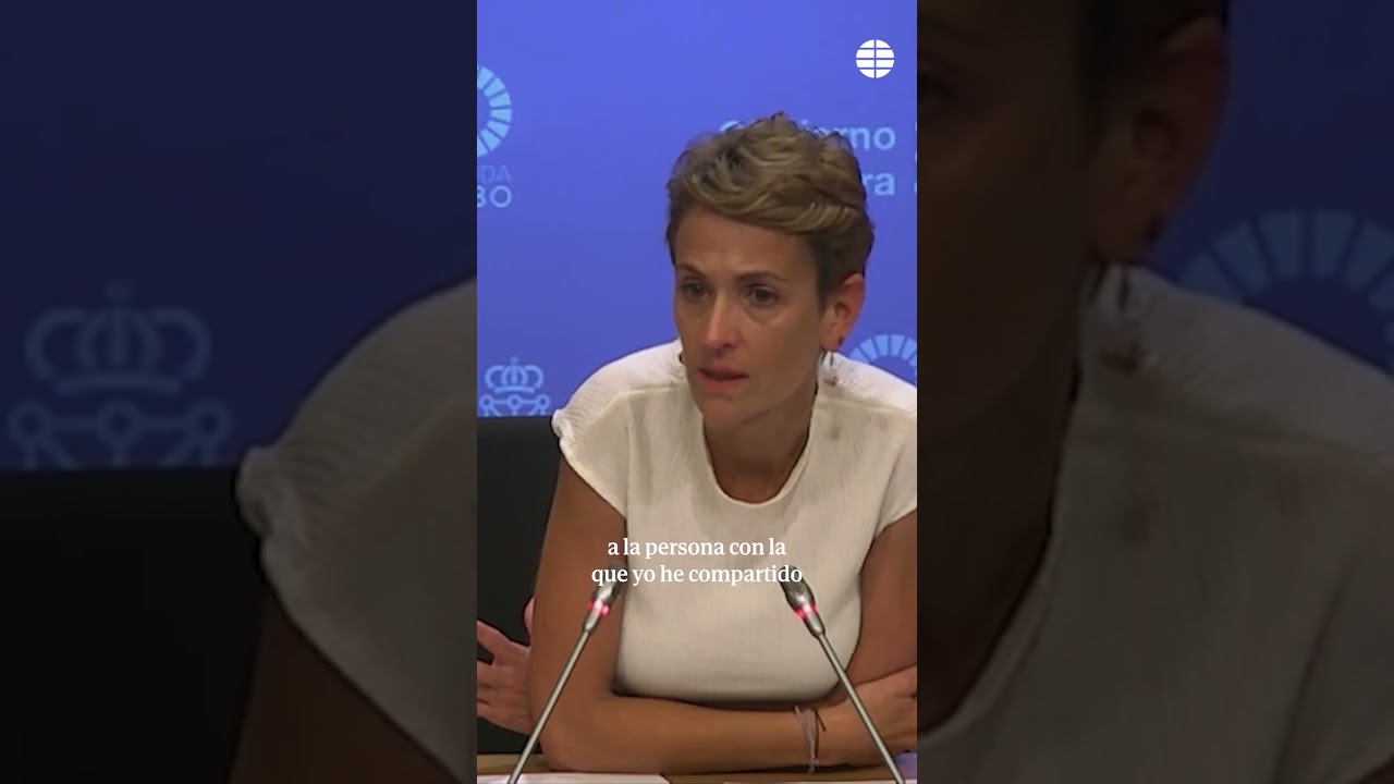 Mar&iacute;a Chivite rompe a llorar al hablar de Santos Cerd&aacute;n: 