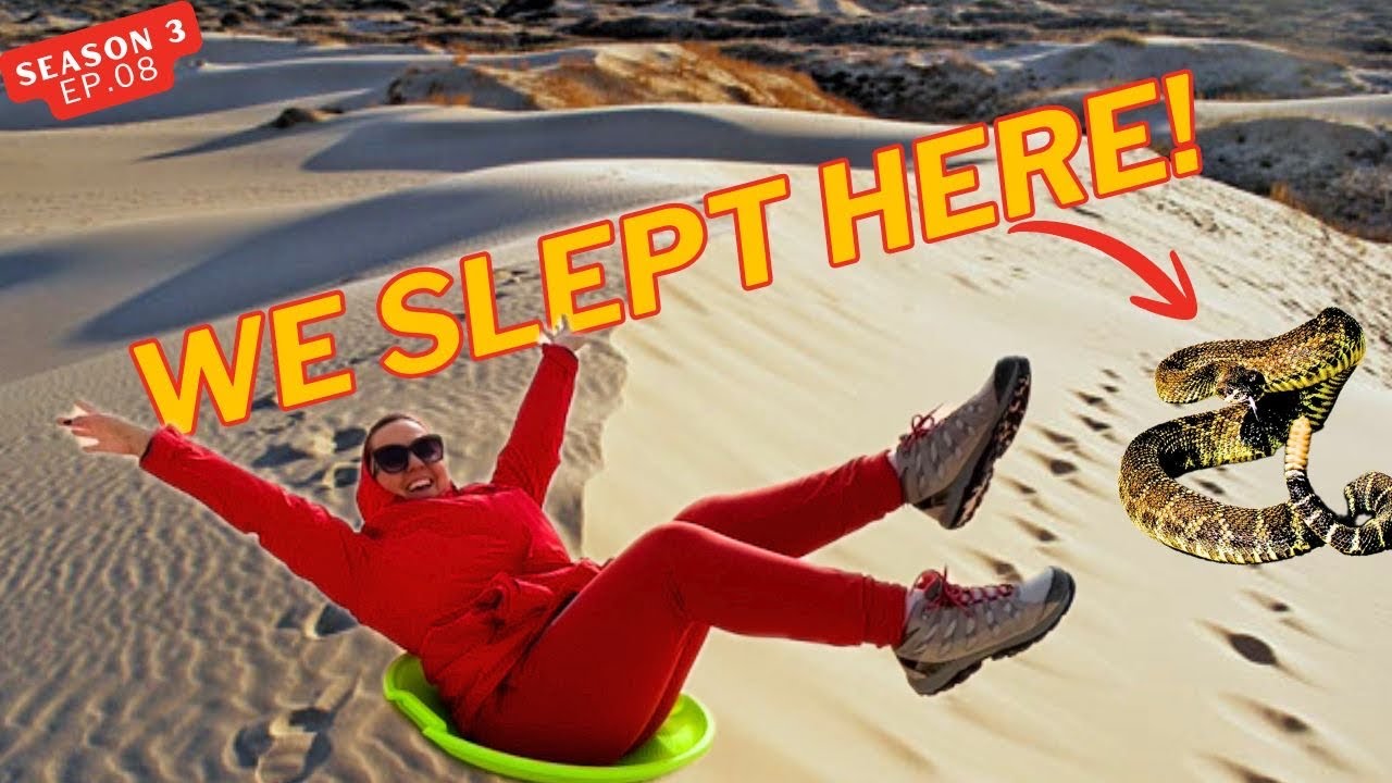 Would you sleep with RATTLESNAKES & Slide in a SANDSTORM? | Monahans Sandhills State Park S3-EP.09