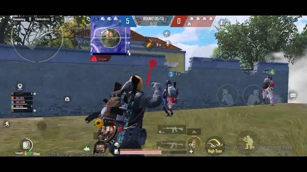5 v 5 WOW #odia #bgmi 