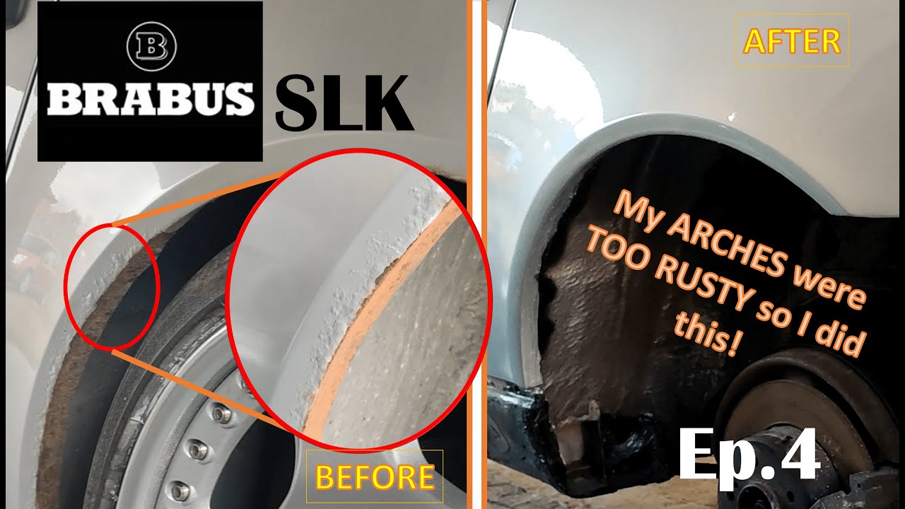 Ржавые арки? Просто сделайте это! Проектный автомобиль BRABUS SLK, эпизод 4.