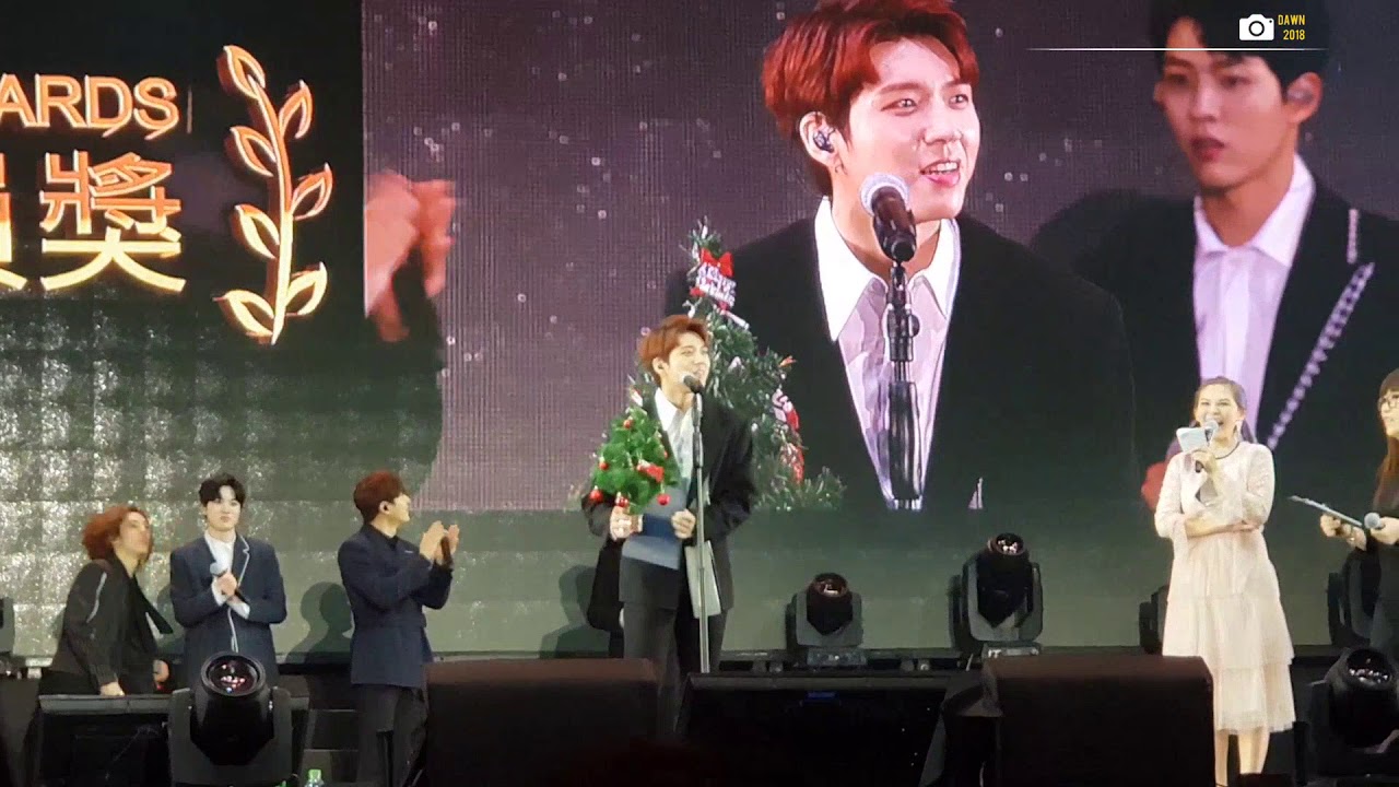 181118 INFINITE FAN MEETING 2018 IN TAIPEI - Infinite Awards 年度演員獎