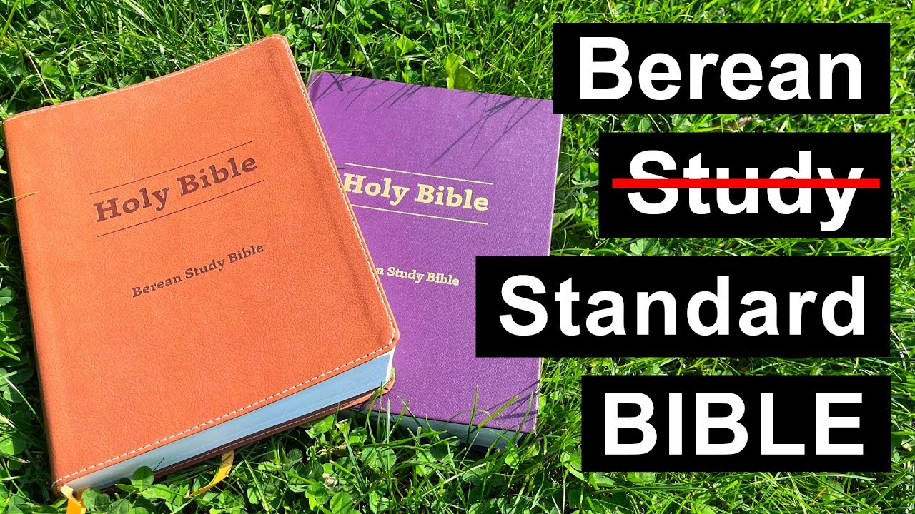The Berean STANDARD Bible. NOT printed in China! #BibleReview