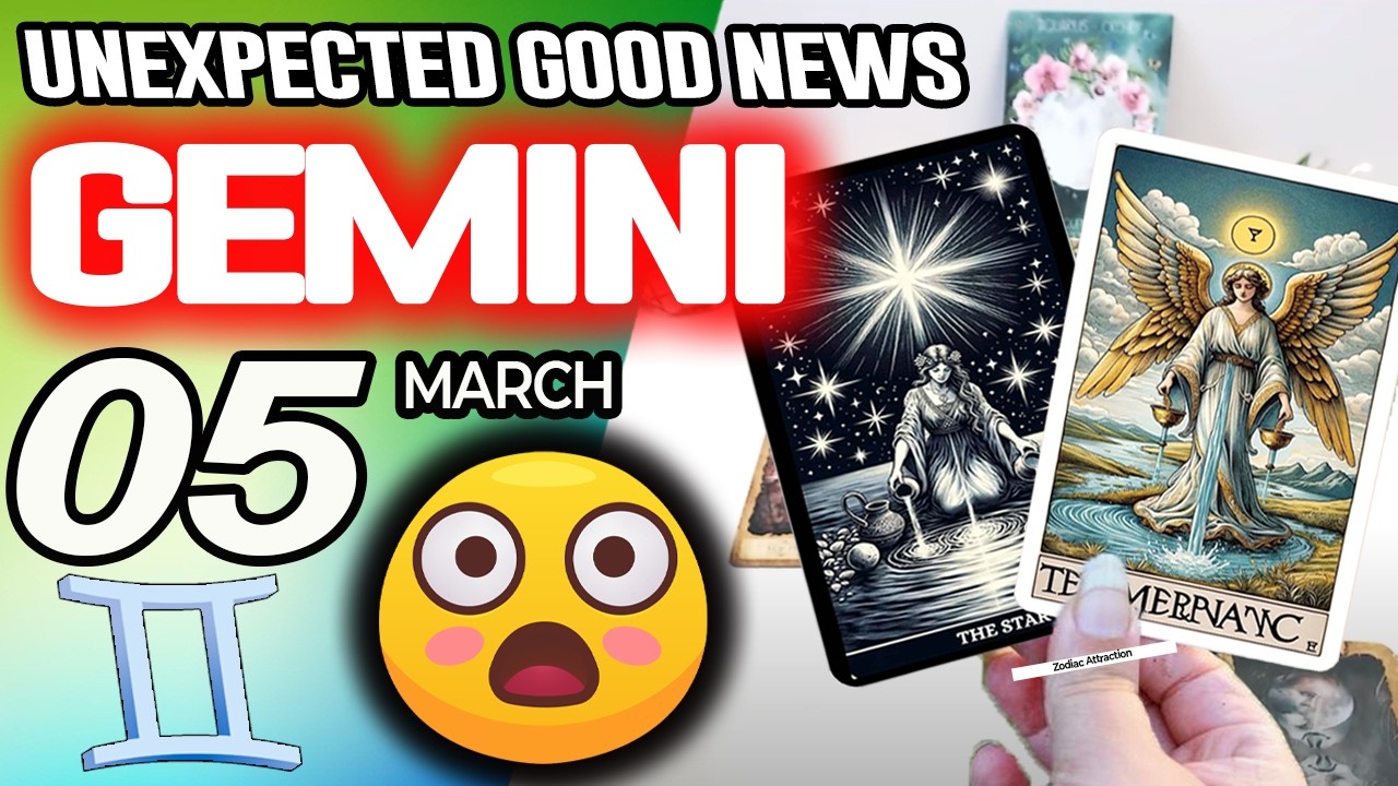 Gemini ♊😃UNEXPECTED GOOD NEWS😲 horoscope for today MARCH 5 2026 ♊ #gemini tarot MARCH