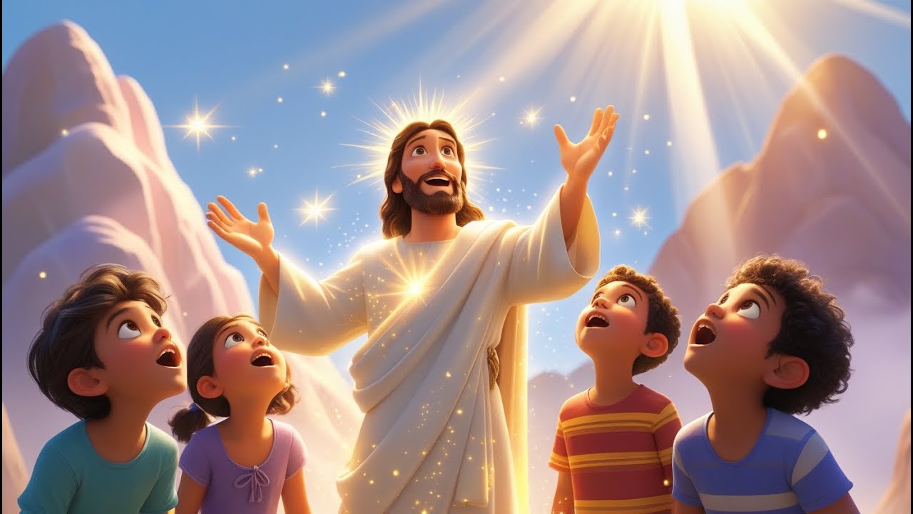 Up on the Mountain! ⛰️🌟  BibleKidz Nursery Rhymes  3D Bible Story Song for Kids 🎶