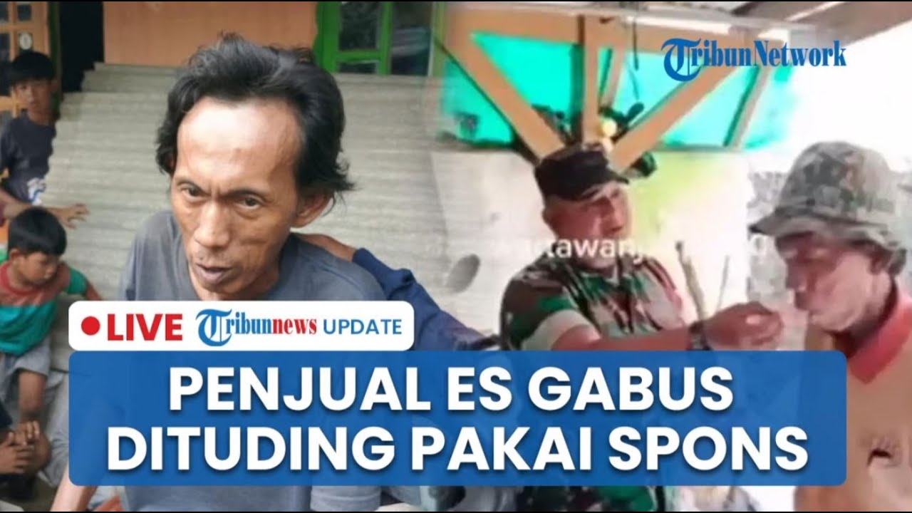 🔴LIVE: Penjual Es Gabus Mengaku Trauma seusai Dituduh Pakai Spons, Aparat TNI-Polri Beri Klarifikasi